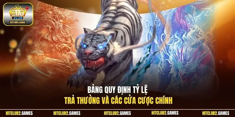 Bảng quy định tỷ lệ trả thưởng và các cửa cược chính 