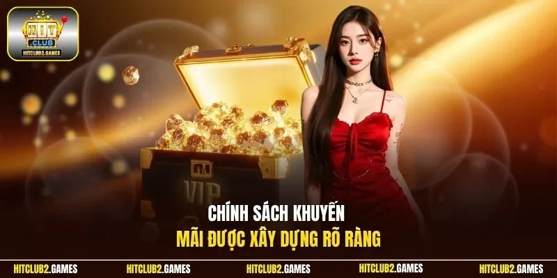 Chính sách khuyến mãi được xây dựng rõ ràng